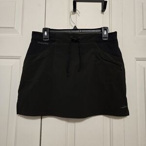 Brooks Womens Motion Tennis Skort With Pockets In Black Size Medium